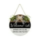 thumbnail image 2 of 3D Welcome Hanger Funny Welcome Sign Home Outdoor Decor 11.8Inch, Door Hanger Welcome Sign Home Decor Funny Words Door Hanger, 2 of 6