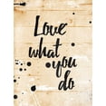thumbnail image 2 of Grey, Jace 19x24 White Modern Wood Framed Museum Art Print Titled - Love What You Do, 2 of 4