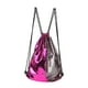 thumbnail image 1 of Sonducket Bolso de poliéster resistente al agua con lentejuelas de sirena, práctico y versátil bolso con cordón de lentejuelas de sirena Mochilas Plata roja rosa, 1 of 1
