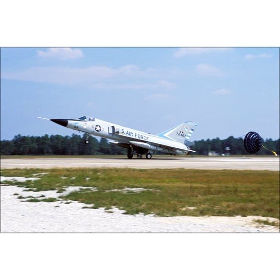 24"x36" Gallery Poster, F-106A Delta Dart Massachusetts Air National Guard 1984