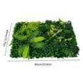 thumbnail image 6 of Artificial Greenery Wall Panels, 6-Piece Set, 23.6x15.7in 3D Plants, UV-Resistant Plastic, Wall-Mounted, for Restaurants/Weddings/Patios, 6 of 17