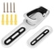 thumbnail image 1 of Advancent Soporte de pared para bicicleta de montaña, estante de almacenamiento plegable para bicicleta, colgador ahorrador de espacio, soporte Ciclismo Blanco negro, 1 of 6