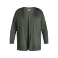 thumbnail image 3 of Terra & Sky Women's Fine Gauge Cardigan, Lightweight; Sizes 0X-4X, 3 of 5