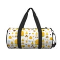 thumbnail image 2 of Haiem Gnomes Bees Pattern Gym Bag for Women Men, Waterproof Travel Duffel Bags, Personal Item Travel Bag Weekender Bag with Shoes Compartment & Wet Pocket, 2 of 8
