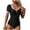 Black, variant on LOPECY-Sta Women's Underwire One Piece Swimsuits Short Sleeve Tummy Control Bathing Suits Push Up Swim Suit Color Block Swimwear