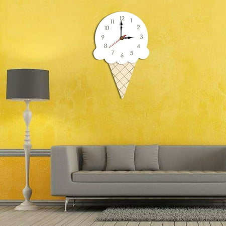 LEORX Decorative Wall Clock Time Telling Acrylic for Study Room 1Pcs