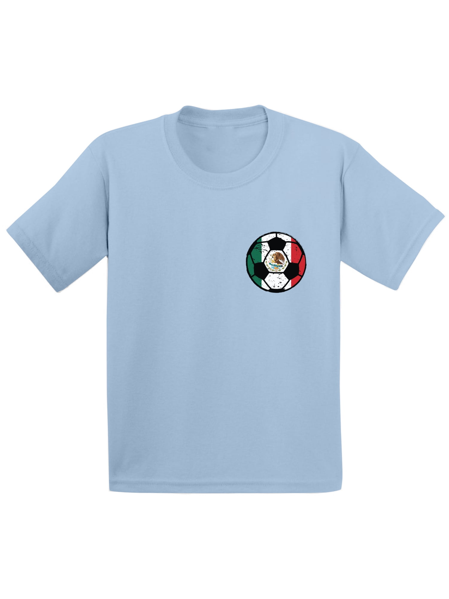 Straight Outta Mexico Mexican Flag Youth Kids T-Shirt Gift Idea