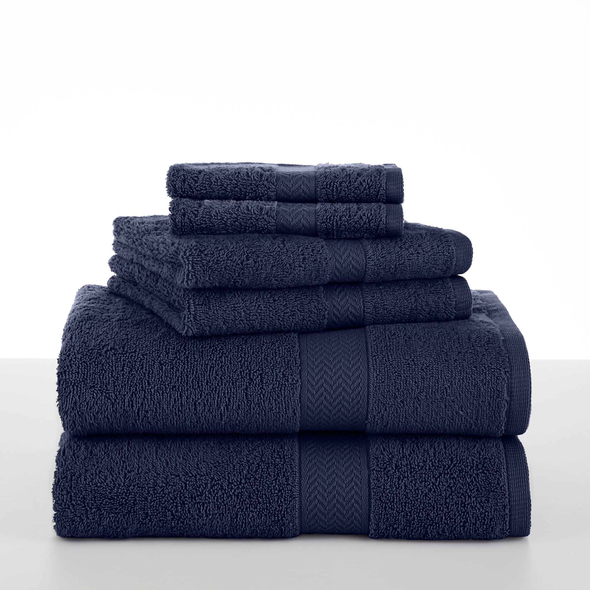 Ringspun Cotton 6Piece Midnight Towel Set