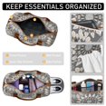 thumbnail image 4 of Boho Womens Gym Tote Duffle Bag with Wet Pocket & Shoe Compartment, Floral Checkered Travel Duffel Bag Overnight Weekender Hospital Tote Girls Workout Carry on Bag with Luggage Sleeve, 4 of 6