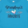 thumbnail image 4 of Inktastic Grandmas Favorite- Heart Grandchild Boys or Girls Baby T-Shirt, 4 of 5