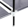 thumbnail image 4 of Clearance Sale! 67" Clothes Closet Portable Wardrobe Clothes Storage Rack 12 Shelves 4 Side Pockets Gray, 4 of 4