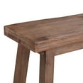 thumbnail image 5 of Boraam Sonoma Backless Wood Dining Bench - Barnwood Wire-Brush Finish, 5 of 11