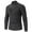 Dark Gray, variant on Men's Shawl Collar Pullover Sweaters Slim Fit Cable Knitted Long Sleeve Fall Winter Jumper Tops
