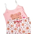 thumbnail image 3 of Andree Joan Womens Pajama Set - 2 Piece Short Sleeve Pajama Top and Pajama Pants for Women, 3 of 7