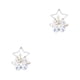 thumbnail image 3 of Toystoory Christmas Pendant Star Bell DIY Window Decor Reusable Elegant Decoration Door Xmas Themed Decorative Wall Atmospheres Blanco 2Conjunto, 3 of 6
