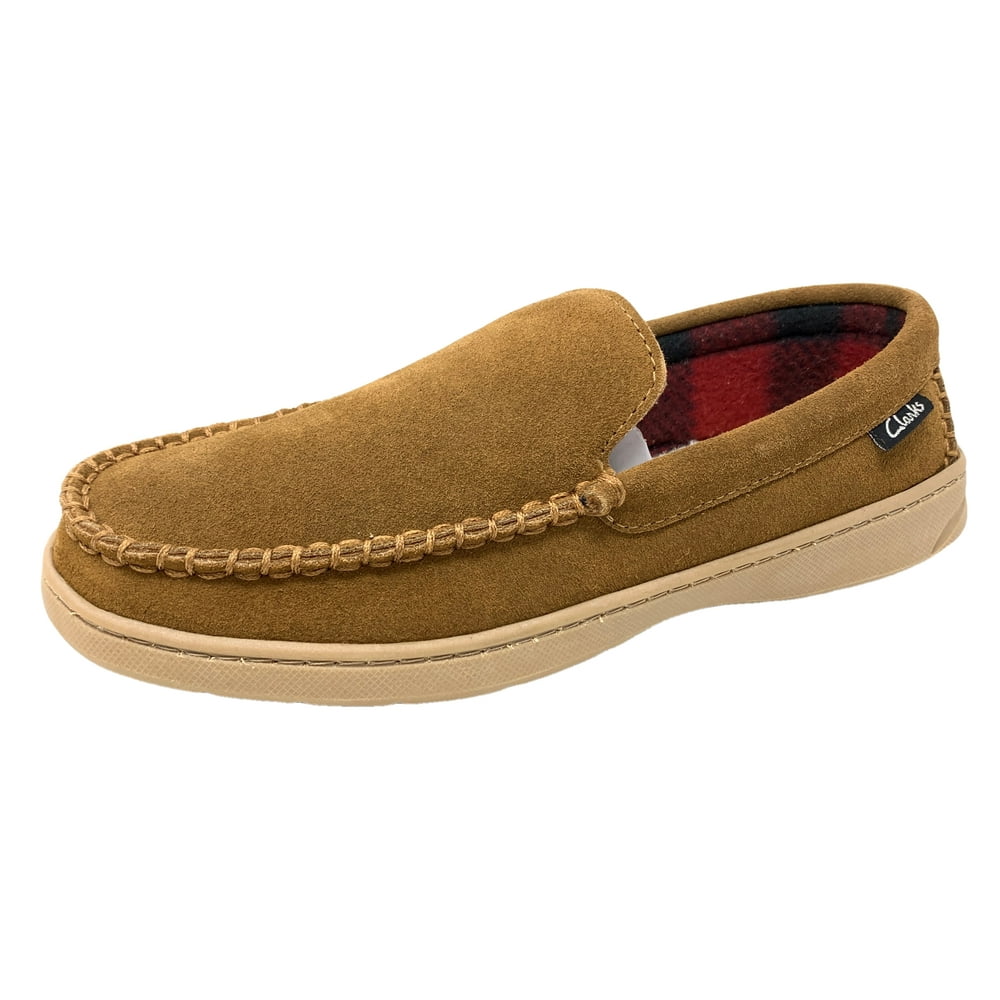 Clarks Clarks Men's Freddie Suede Moccasin House Shoe Indoor