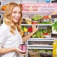 thumbnail image 3 of Fridge Deodorizer – 2 Pack Refrigerator Odor Eliminator, Lasts 10 Years, Chemical-Free Fresh Odor Eliminator Kit, More Effective Than Baking Soda, for Kitchen Appliances, Closet, Car, Pet Areas-Pink, 3 of 4