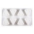thumbnail image 1 of Coofit Cheese Shape Silicone Mold 8-Cavities Reusable Cake Baking Mold Chocolate Mold, 1 of 10