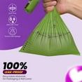 thumbnail image 3 of Bolsas biodegradables verdes para excremento de perro Natuural, 150 unidades, 3 of 8