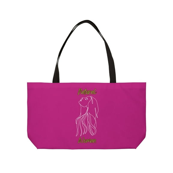 Natural Woman Appreciation (WL) Weekender Tote Bag PINK
