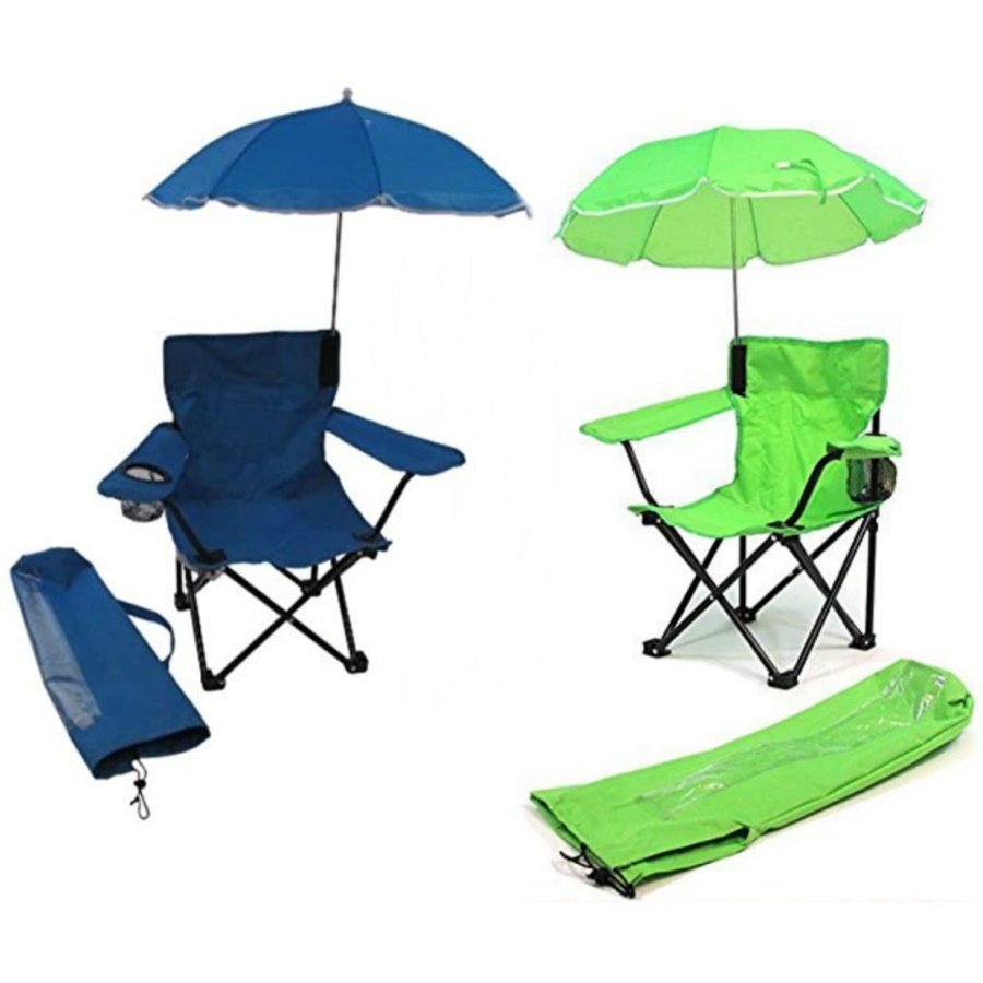 Redmon For Kids Beach Baby Kids Umbrella Camp Chair of Blue and