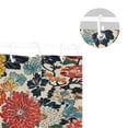 thumbnail image 5 of Yayeee Shower Curtain with Hooks 72"x72" Waterproof Fabric Bathroom Hanging Decor, Red Flowers Pattern, 5 of 5