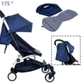 thumbnail image 3 of 175 Degrees Stroller Hood & Mattress For Babyzen Yoyo2 Yoya Baby Stroller Accessories With Back Zipper Pocket Cushion For Yoyo, 3 of 6
