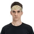 thumbnail image 2 of Naloa Hippie Bee Honeycomb Fashionable Sport Sweatband for Running, Yoga, Basketball - Head Circumference 19.6-22.4 inches, 2 of 9