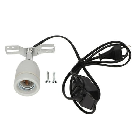 

Flash Sale Reptile Ceramic Heat Lamp Holder E27 400W Rotatable Ceramic Heating Bulb Base with Switch 110220V EU Plug