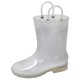 thumbnail image 1 of Bota de lluvia de pvc plateada Stardust para niña - Talla EE. UU.: 6 Smoky Mountain Boots 2720T-6R, 1 of 1