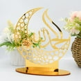 thumbnail image 3 of 2x Decoraciones doradas de Eid, decoración Ramadán, adorno hueca, decoración , adorno de Eid Mubarak, de para Yotijar Decoraciones de Eid Mubarak, 3 of 10