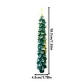 thumbnail image 3 of 1 Pack 7 Inch Christmas Tree Flameless Taper Candles, Christmas LED Taper Candles with 3D Flame, Green LED Candlesticks for Christmas Home Decoration, 3 of 6