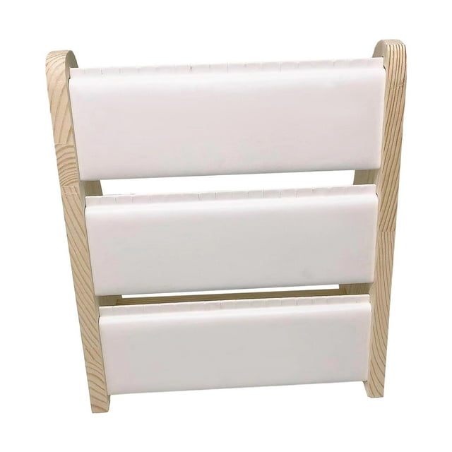 Présentoir de Collier en Bois Léger, Support de Chevalet Autoportant pour Plusieurs Blancs