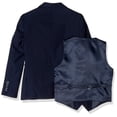 thumbnail image 2 of Jodano Boy's 2141406 Formal 3 Piece Stretch Slim Fit Dress Suit - Navy - 12, 2 of 4