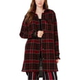 thumbnail image 1 of Ginger Womens Lace Contrast Boucle Jacket, Red, Medium, 1 of 1