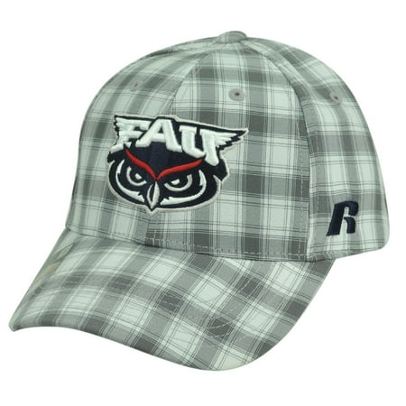- NCAA Florida Atlantic Owls Russell Grey Plaid Adjustable Hat Cap Caddy