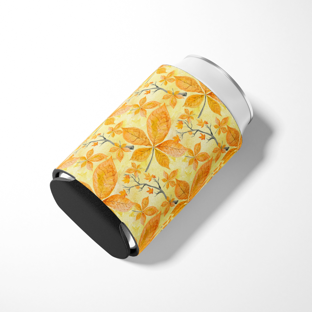 Fall Leaves and Branches Can or Bottle Hugger