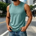 thumbnail image 2 of Cmfcve Men's Sleeveless Shirt Quick Dry Workout Tank Top Crew Neck Moisture Wicking Athletic Tanks, 2 of 9