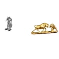 thumbnail image 1 of Figura de escritorio,Estatua de caballero,estatuilla,escultura,artesanía,decoración de escritorio,Estatua de escritorio,Figura decorativa de pelea de toros y osos,Colecciones de esculturas de, 1 of 8