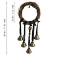 thumbnail image 2 of Witch Witch Door Handle Pendant Rattan Wind Chime Witch Pray Wind Chime Family Room Decoration When Tomorrow Starts without Hummingbird Decorations Christmas Rainbow Solar Quartz Hanging Hanging Glass, 2 of 3
