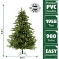 thumbnail image 3 of Fraser Hill Farm 7.5 ft Woodside Pine Christmas Tree with White Incandescent Smart Lights, FFWS075-3GR, 3 of 9