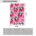 thumbnail image 6 of Sigee Panda Heart Valentine Pink for Live Happy Decorative Small Garden Flag,Double Sided Yard Flags Holiday Garden Flags for All Seasons, 6 of 9