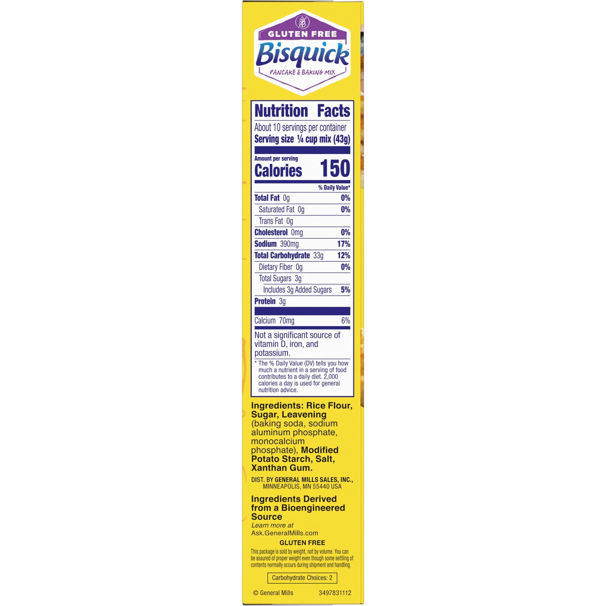 Betty Crocker Bisquick, Gluten Free Pancake and Baking Mix, 16 oz