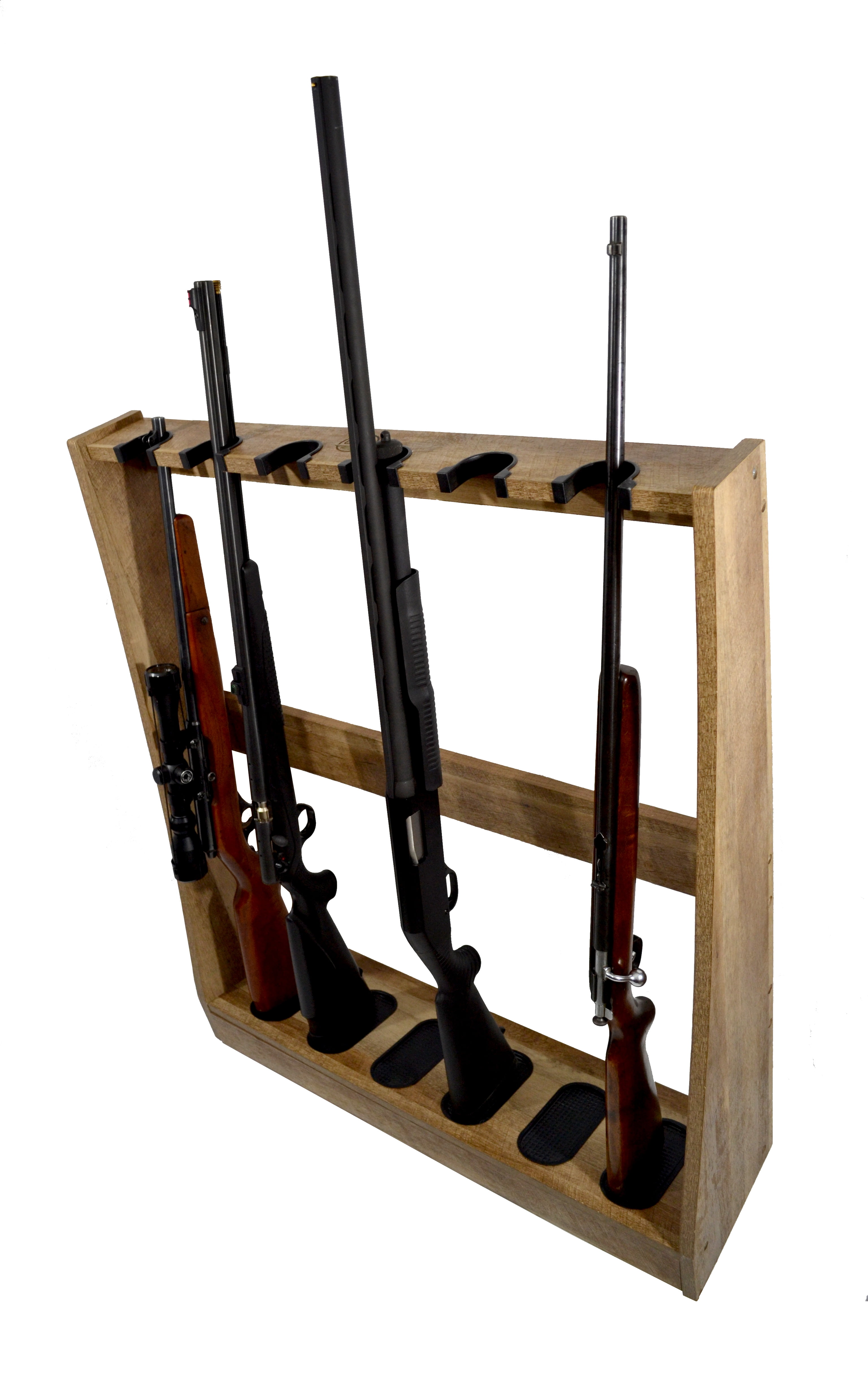 Old Cedar Outfitters Distressed 6 Gun Floor Rack