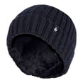thumbnail image 1 of Heat Holders - Girls Thick Chunky Ribbed Beanie Hat with Bobble for Winter, 1 of 2