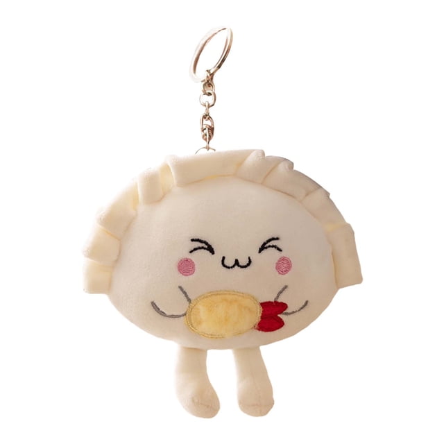 Hearth & Gear Cute Dumpling Pendant Keychain Decorative Pendant Car Keyring Backpack Decorative Bag Pendant Accessories