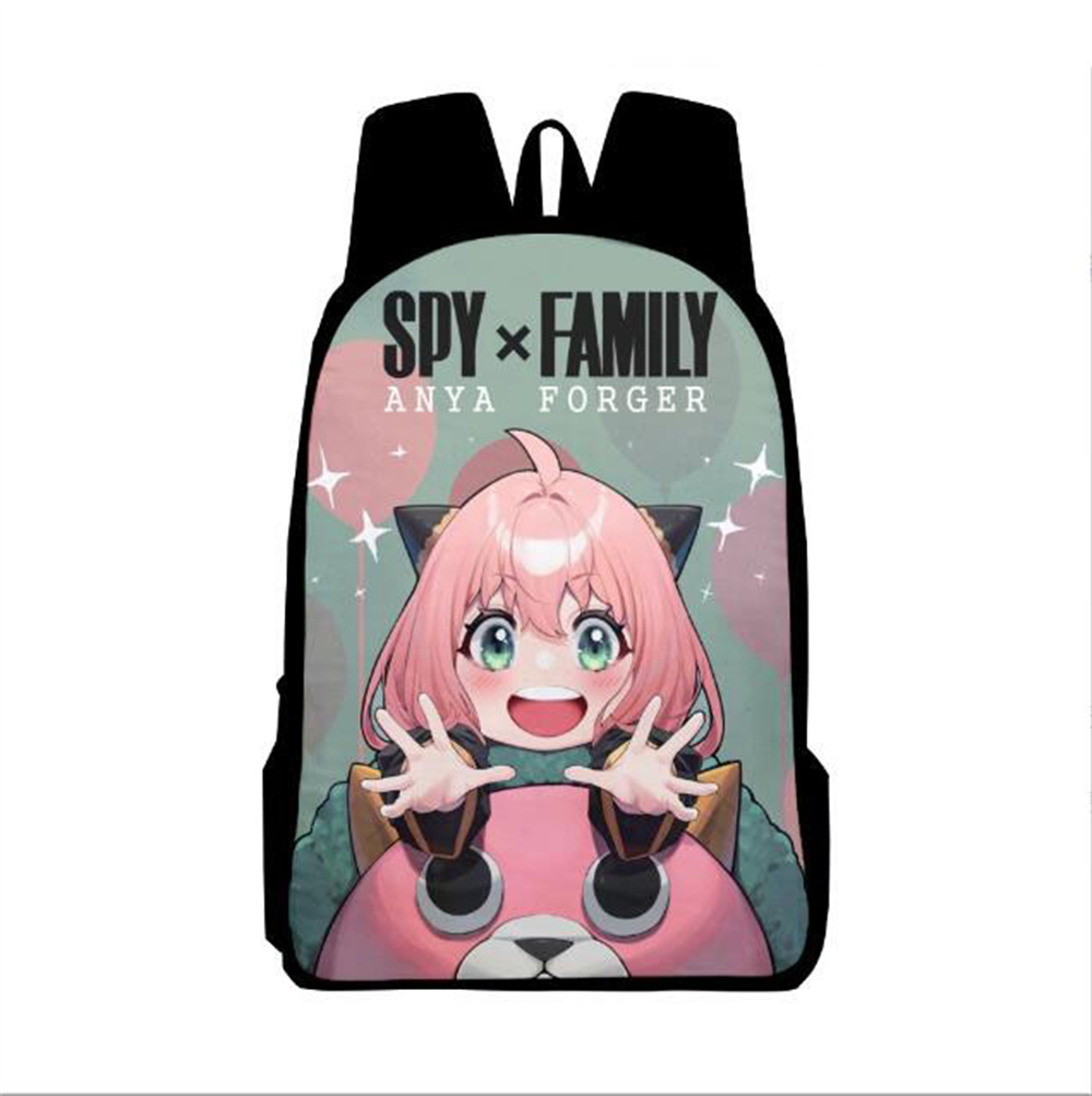 Anime Spy x Family Backpack Unisex Japanese Cartoon Large Capacity