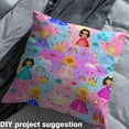 thumbnail image 2 of Castle Fairy Kids Princess Unicorn Fabric by the Yard 3 Yards,Castle Rainbow Sewing Fabric,Gradient Ombre Fabric for Sewing,Breathable Home Decor, 2 of 6