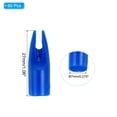 thumbnail image 2 of Uxcell 7mm Archery Arrows Nocks Plastic Glue on Arrow Nock Replacement Blue 60 Pack, 2 of 3