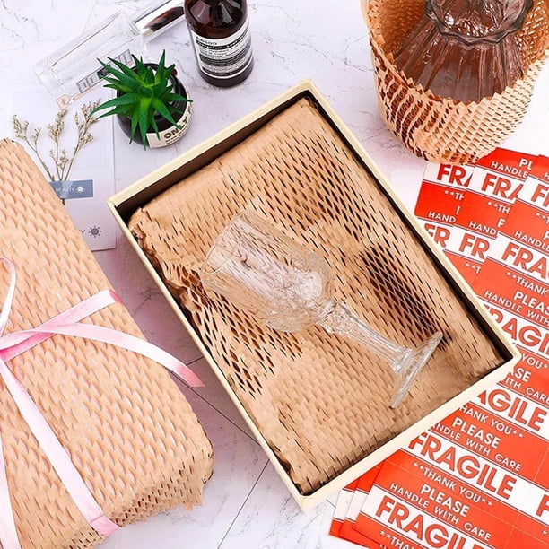 Rouleau Papier Nid D’Abeille 30 Cm × 30 M – Emballage Protection Ultra-Résistant Pour Vaisselle & Objets Fragiles